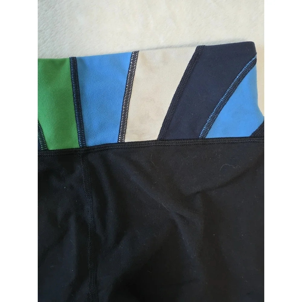 lululemon best for size 6 wunder under reversible crop leggings geometric band